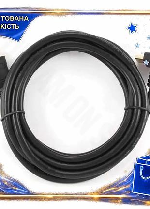 Dm кабель hdmi 3 специфікація 2.2 м cablexpert чорний для підключення телевізора монітора проектору ку spe|lz