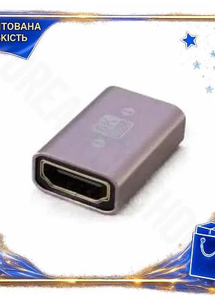 Dm перехідник hdmi f-f специфікація 2.2 extradigital 8k чорний для підключення телевізора та комп'ютер spe|lz