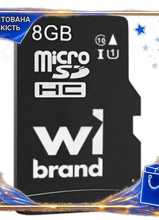 Dm карта пам'яті microsdhc специфікація 2.2 8гб wibrand class 10 для смартфона планшета накопичувач да spe|lz