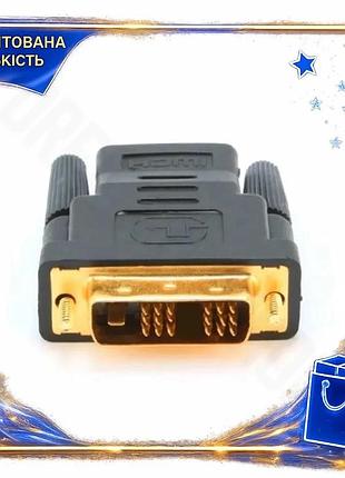 Dm перехідник hdmi (f) специфікація 2.2 - dvi-d (m) cablexpert чорний 18-pin для монітора та ноутбука spe|lz