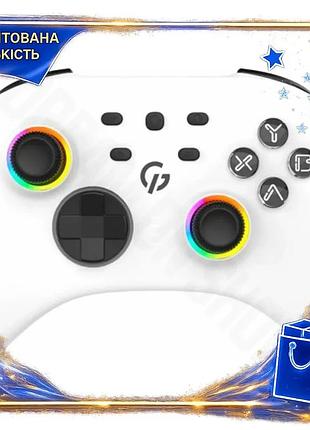 Dm беспроводной геймпад gamepro спецификация 2.2 для пк switch android ios с rgb подсветкой и вибрацие spe|lz
