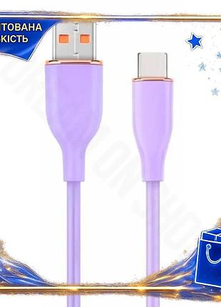 Dm кабель usb type-c специфікація 2.2 1.5 м cablexpert фіолетовий для синхронізації та зарядки 2.1a шн spe|lz