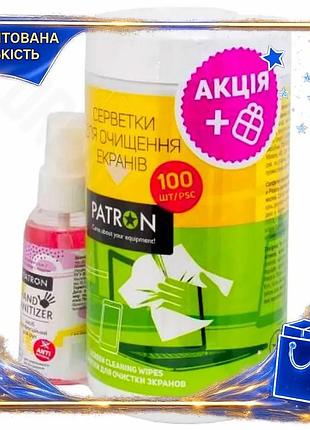 Dm набор чистящий patron спецификация 2.2 салфетки для экранов 100 шт спиртовой спрей-антисептик для о spe|lz