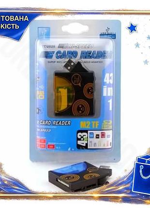 Dm кардридер usb atcom специфікація 2.2 чорний для microsd sd ms m2 xd cf зовнішній usb 2.0 читач карт spe|lz