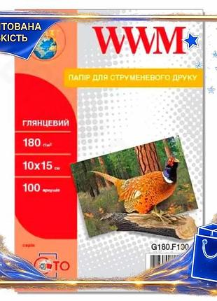 Dm фотобумага wwm глянцевая спецификация 2.2 a6 180 г/м2 100 л для печати фотографий и изображений spe|lz