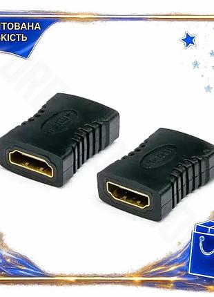 Dm переходник hdmi (f) спецификация 2.2 - hdmi (f) atcom черный для подключения телевизора монитора к spe|lz