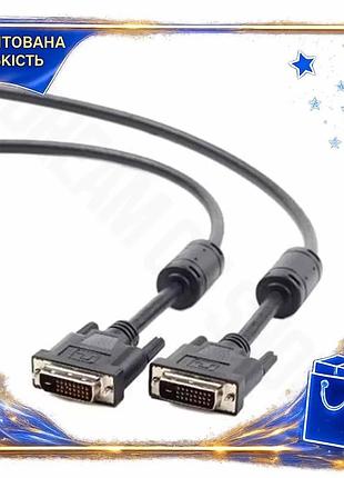 Dm кабель dvi-d (m) специфікація 2.2 1.8 м чорний cablexpert для підключення монітора відеокабель для spe|lz
