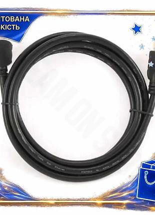 Dm кабель hdmi 1.8 специфікація 2.2 м cablexpert чорний кутовий розapos;єм для телевізора монітора spe|lz
