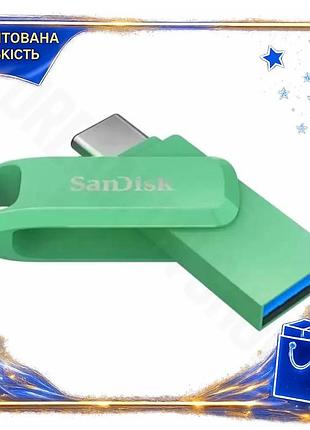 Dm флеш накопитель usb спецификация 2.2 256гб sandisk ultra dual go зеленый type-c usb 3.2 для хранени spe|lz
