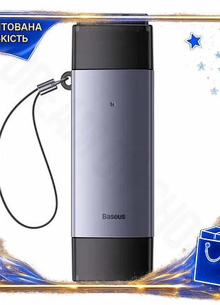 Dm кардридер usb baseus специфікація 2.2 lite grey type-c usb 3.0 для microsd sd картридер для смартфо spe|lz