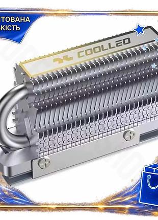 Dm радиатор для m.2 спецификация 2.2 coolleo silver охладитель для ssd 2280 с термопрокладкой для комп spe|lz