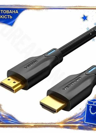 Dm кабель hdmi vention спецификация 2.2 2м черный v2.1 для телевизора 8k hdr10 48gbps передача видео и spe|lz