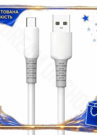 Dm кабель usb type-c специфікація 2.2 1 м colorway білий для синхронізації та живлення 3a usb am-m каб spe|lz