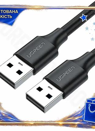 Dm кабель usb 2.0 специфікація 2.2 am - usb am 1 м ugreen чорний для синхронізації і живлення провід д spe|lz