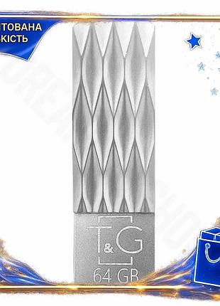 Dm флеш накопитель usb спецификация 2.2 64гб tg metal серебристый компактный накопитель для хранения д spe|lz