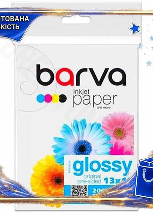 Dm фотопапір barva глянсовий специфікація 2.2 13x18 200 г/м2 20 арк для друку фотографій зображень spe|lz