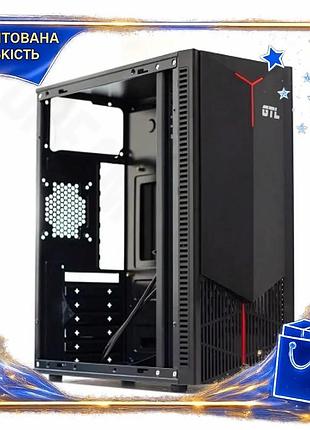 Dm корпус для пк специфікація 2.2 gtl gaming dark fire чорний mid tower atx micro atx mini itx без бж spe|lz