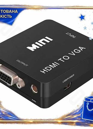 Dm переходник hdmi f спецификация 2.2 - vga f atcom черный для подключения к монитору с 3,5 мм звуком spe|lz