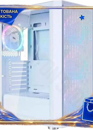Dm корпус 1stplayer midi специфікація 2.2 tower white для пк atx micro atx mini itx з бічною панеллю з spe|lz
