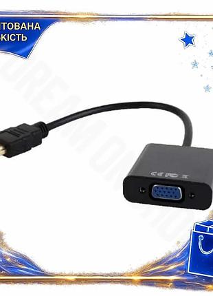 Dm переходник hdmi к спецификация 2.2 vga cablexpert черный 15 см для монитора видеоадаптер для аудио spe|lz