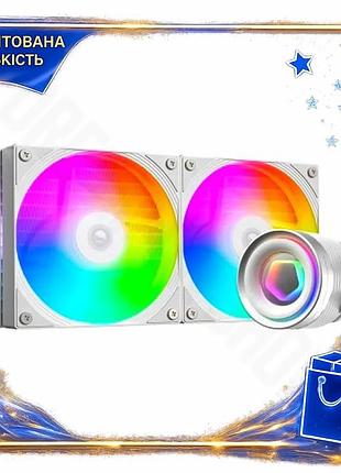 Dm система жидкостного охлаждения спецификация 2.2 id-cooling fx240 inf white argb для процессора до 3 spe|lz