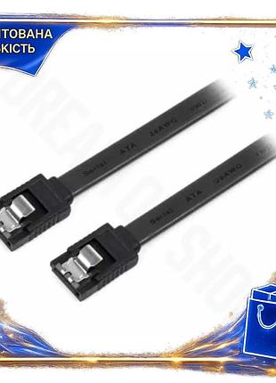 Dm кабель sata 50 специфікація 2.2 см чорний atcom для підключення жорсткого диска з засувками з'єднув spe|lz