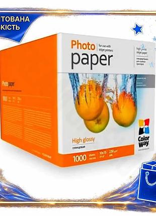 Dm фотобумага colorway глянцевая спецификация 2.2 a6 230 г/м2 1000 л для фотосъемки печатная бумага spe|lz