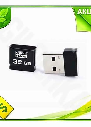 Ve флеш накопичувач usb 32гб new version goodram чорний компактний накопичувач для зберігання даних па n6w_ver
