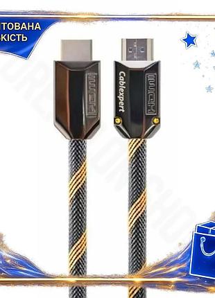 Dm кабель hdmi 1 специфікація 2.2 м cablexpert v2.0 чорний для підключення телевізора монітора та прое spe|lz