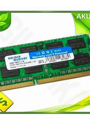 Ve память so-dimm ddr3 4гб new version 1600мгц golden memory для ноутбука оперативная память для компь n6w_ver
