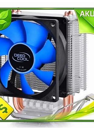 Ve кулер для процессора deepcool new version алюминий медь 80 мм для intel amd активное охлаждение до n6w_ver