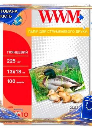 Dm фотопапір wwm глянсовий специфікація 2.2 13x18 225 г/м2 для фотографій альбомів та друку з насичени spe|lz