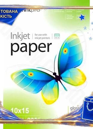 Dm фотопапір printpro глянсовий специфікація 2.2 a6 200 г/м2 100 арк для друку фотографій та зображень spe|lz
