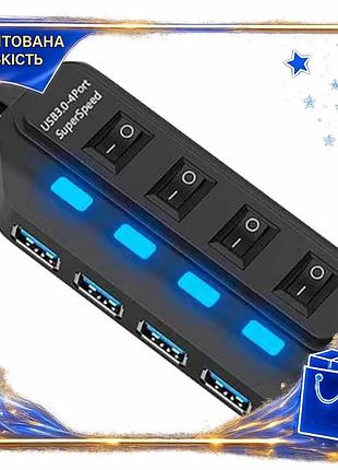 Dm хаб usb lapara спецификация 2.2 с 4 портами usb 3.0 черный с led подсветкой для компьютера и ноутбу spe|lz
