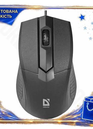 Dm миша defender оптична специфікація 2.2 дротова usb 1000 dpi чорна для комп'ютера офісна миша 3 кноп spe|lz