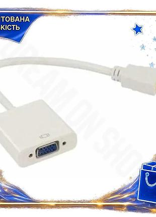 Dm перехідник hdmi до специфікація 2.2 vga stlab білий 20 см емулятор монітора адаптер для підключення spe|lz