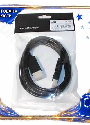 Dm кабель displayport atcom специфікація 2.2 1,8 м чорний для підключення монітора до пк v1.4 60 гц ві spe|lz