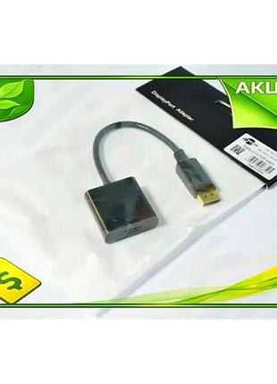 Ve переходник displayport hdmi atcom new version черный 10 см конвертер видеосигнала адаптер для монит n6w_ver