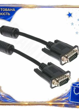 Dm кабель vga 1,8 специфікація 2.2 м maxxter чорний для підключення пк до монітора відеокабель для від spe|lz