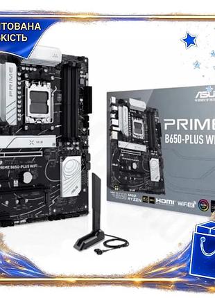 Dm материнська плата am5 специфікація 2.2 asus prime b650-plus wifi 4xddr5 wifi 6e для пк комп'ютерна spe|lz