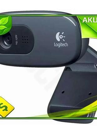 Ve вебкамера logitech c270 hd new version usb 720p 30fps для видеосвязи с микрофоном шумоподавления дл n6w_ver