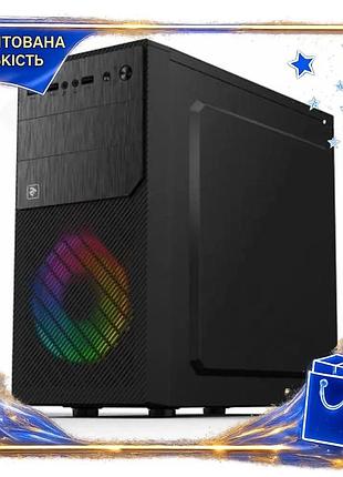 Dm корпус 2e basis спецификация 2.2 black mini tower для micro atx mini itx с argb вентилятором 2xusb spe|lz