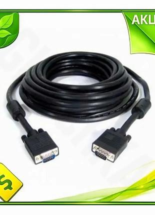 Ve кабель vga (m) - new version vga (m) 5 м чорний для комп'ютера та проектора відеокабель для підключ n6w_ver