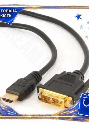 Dm кабель hdmi до специфікація 2.2 dvi-d 0.5м cablexpert чорний перехідник для підключення монітора те spe|lz