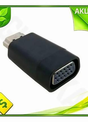 Ve перехідник hdmi до vga new version extradigital чорний для підключення монітора до ноутбука адаптер n6w_ver