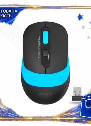 Dm миша бездротова a4tech специфікація 2.2 fstyler чорна синя 2000dpi для комп'ютера і ноутбука оптичн spe|lz