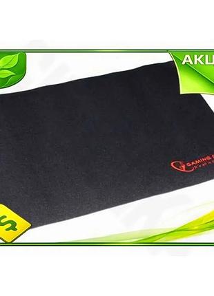Ve килимок gembird mp-game-m black new version ігровий тканинний великий однотонний для комп'ютера та n6w_ver