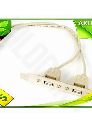 Ve планка расширения cablexpert 2xusb new version 2.0 для компьютера задняя панель usb хаб n6w_ver
