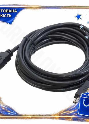 Dm кабель hdmi 4.5 специфікація 2.2 м чорний patron v1.4 для підключення телевізора монітора відеопере spe|lz