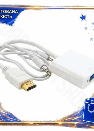 Dm переходник hdmi m-vga спецификация 2.2 f extradigital 15 см для подключения монитора с аудио 3,5 мм spe|lz